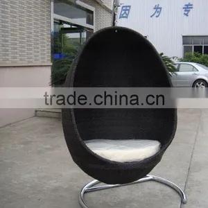 Cheap Hanging Rattan Egg Chair thumbnail-2