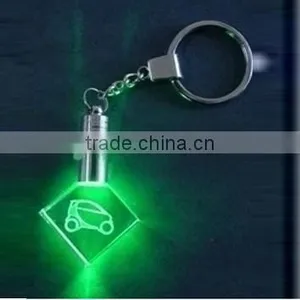 Blue LED Crystal Keychain thumbnail-1