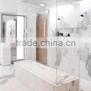 Hot Product Brushed Natural Stone Best Sell Jade White Marble Tile thumbnail-1