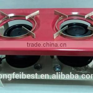 2648 Double Cooking Bench Kerosene Stove, Red thumbnail-1