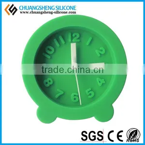 Round Shaped Candy Color Silicone Alarm Clock thumbnail-1