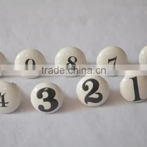 Latest Design Hand Painted Numeric Kitchen Cabinet Knobs thumbnail-1