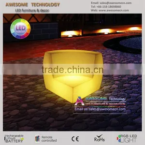 Luxury Night Club Illuminated Led Sofa Set Design thumbnail-2