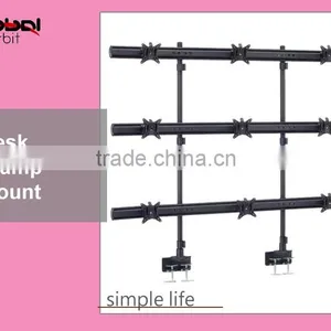 Durable Screen Movable Rotate TV Trolley Stand Mount Monitor Display Stand thumbnail-3