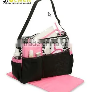 Zebra Duffel Baby Diaper Bag thumbnail-1