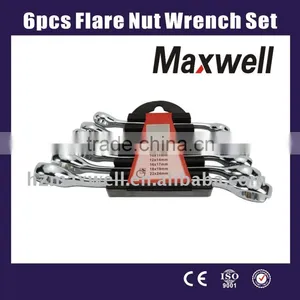 6pcs Flare Nut Wrench Set thumbnail-1