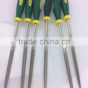 BERRYLION 5*180mm 7pcs Professtional Triangle Steel Files Set With Blister Packing thumbnail-3