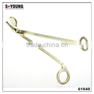 61040 Gold Plated Wick Trimmer Candle Scissor thumbnail-1