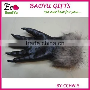 Halloween Gifts , Gloves Of Halloween Costume Party Prop ,Imitation Wolf Gloves thumbnail-3
