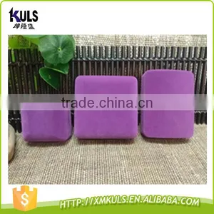 Custom Logo Printed Purple Gray Color Fashion Velvet Jewelry Packing Boxes thumbnail-1