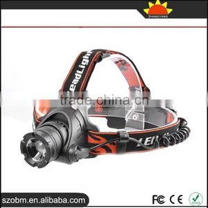 Wholesale High Quality XQ50 T6 LED 2000Lm Waterproof Rechargeable LED Headlamp With 18650 Battery ,charger thumbnail-2