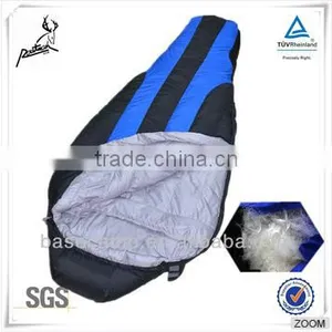 Ripstop Nylon Shell Duck Down Sleeping Bag Camping thumbnail-3