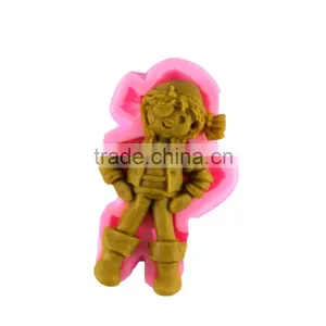 Liquid Silica Gel Mould Cake Mould Handmade Soap Mould Baking Tool Cake Decorating Pirate Doll 1688 Agent thumbnail-1