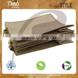 2017 Designer PP Laminated Jute Tote Bag With Web Handle Set of Three Bag thumbnail-5