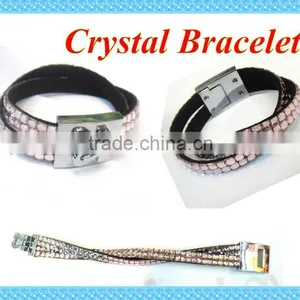 Fashion Resin Crystal Bangle Bracelet thumbnail-1
