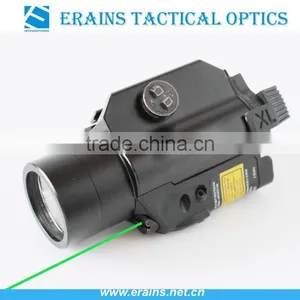 Erains TAC Optics Military Standard Cree 5mW Green Laser Sight 225 Lumens LED Flashlight Tactical Laser LED Flashlight Combo thumbnail-1