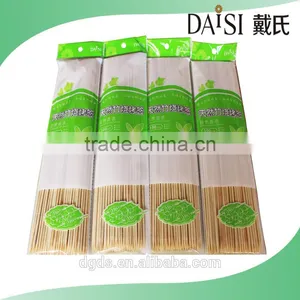 Manufacturer Factory Wholesale BBQ Tools Round Sticks Bamboo Skewers thumbnail-3