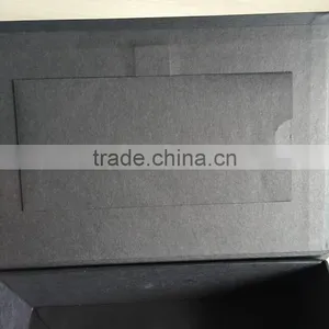 Square Gold Hot Stamping Black Gift Box Packaging the Gift Box With a Envelope thumbnail-6
