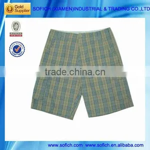 1105Cheap Mens Check Shorts in Stock thumbnail-1