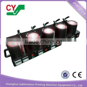 High Quality Drinking Glass Ceramic Coffee Mug Printing 5 in 1 Mug Heat Press thumbnail-1