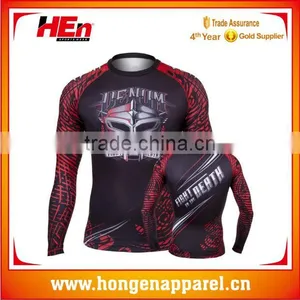 Hongen Apparel Wholesale USA Custom Printed Compression Mma Rash Guard American Popular Compression Shirts thumbnail-1
