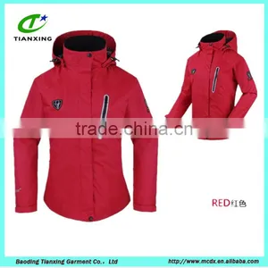 Windproof and Waterproof Red Outdoor Ladies Fishing Jacket thumbnail-1