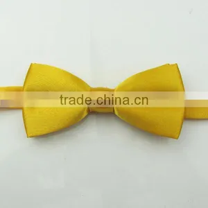 HD-B38-6 Hot Sale Solid Satin Bow Tie for Baby thumbnail-1