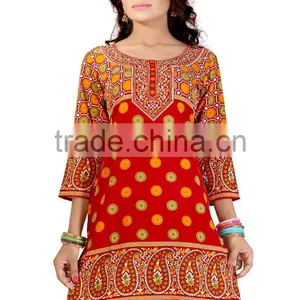 Canvas Printed Kurti in 4 COLOR thumbnail-3