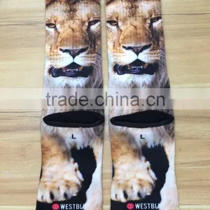 3D 360 Print Digital Printed Sublimation Socks thumbnail-2