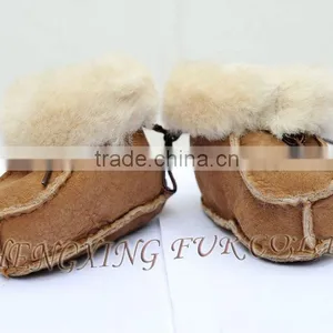 CX-SHOES-05 Genuine Sheared Sheep Skin Funny Baby thumbnail-1