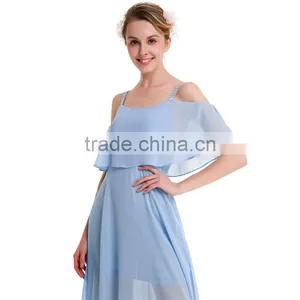 Maxnegio Woman Cold Shoulder One Piece Party Maxi Summer Long Dress thumbnail-6