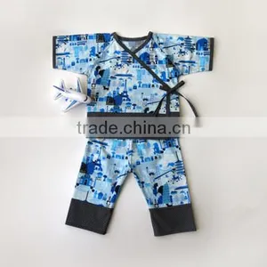 High End Custom Wholesale Cute Printed Boys Pajamas thumbnail-1