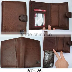 Fashion Men Cowhide Skin Wallet Leather Purse thumbnail-1