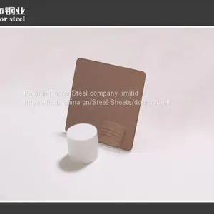 China Supplier 304 Wine Red Mirror Stainless Steel Sheet Price thumbnail-2