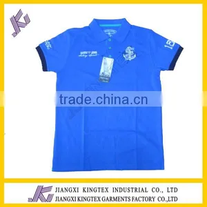 Wholesale Cloth Factory Men's Plain Custom Embroidery High Quality 100% Cotton Men's Polo Shirts thumbnail-5