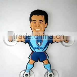 Sportsman Figurine Suction Cup Car Window Decoration thumbnail-1