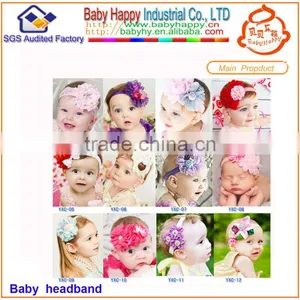 Fashion Flower Top Baby Headband thumbnail-1