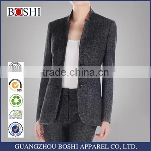 High Quality Collar Business Suits For Women Wool thumbnail-1