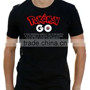 Wholesale Pokemon Go Fashion New Design T Shirt Pikachu Shirt thumbnail-1