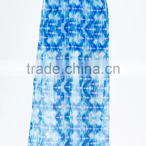 Sexy Beach Wear Tie-dye Print Maxi Skirt Chiffon Belly Dance Arabic Sexy Dance Long Skirt 2015 thumbnail-5