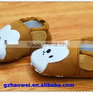 Cheap Monkey Face Embroidered Baby Booties thumbnail-6