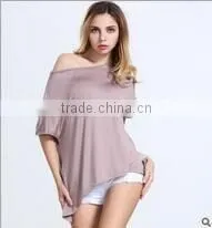 Foreign Trade New Tops 2017 ms Hot Style in Europe and America is Irregular Short Sleeve T-shirt Dress thumbnail-5