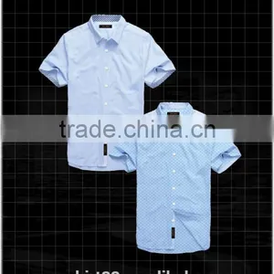 2016 Fashion Clothing Latest Shirt Designs for Men Silk Screen Custom Shirt thumbnail-5