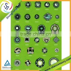 Wholesalecrystal Rhinestone Button Hign Quality Crystal Rhinestone Button thumbnail-5