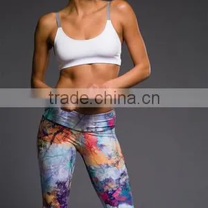 Quick Dry Heather Nylon Spandex Custom Women Fitness Clothing,Ladies Fitness Wear,Fitness Clothes thumbnail-3