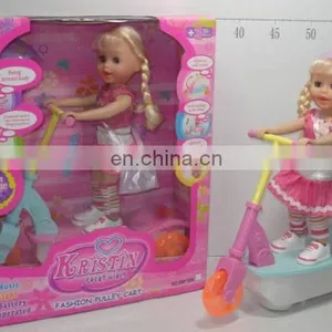 16 "drink Coke to Eat Hamburgers Head Move Doll With Good Smell,Cute Baby Doll With Smell thumbnail-6