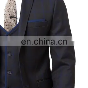 Wholesale Two Buttons New Fashion 3 Piece Mens Suit thumbnail-2