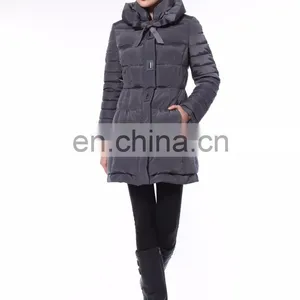 2016 New Arrival Woman Long Europe Style Womens Plain Black Jacket thumbnail-2