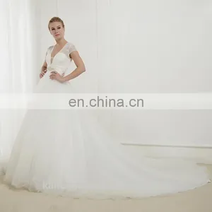 EB2694 Fanbulous Cap Sleeve Sexy Top With Tulle Skirt Wedding Ball Gown thumbnail-1