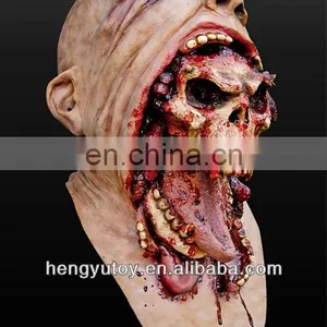 2013 Hot Selling Scary Full Head Awesome Mask Impressive Costume Realisic Halloween Props thumbnail-1